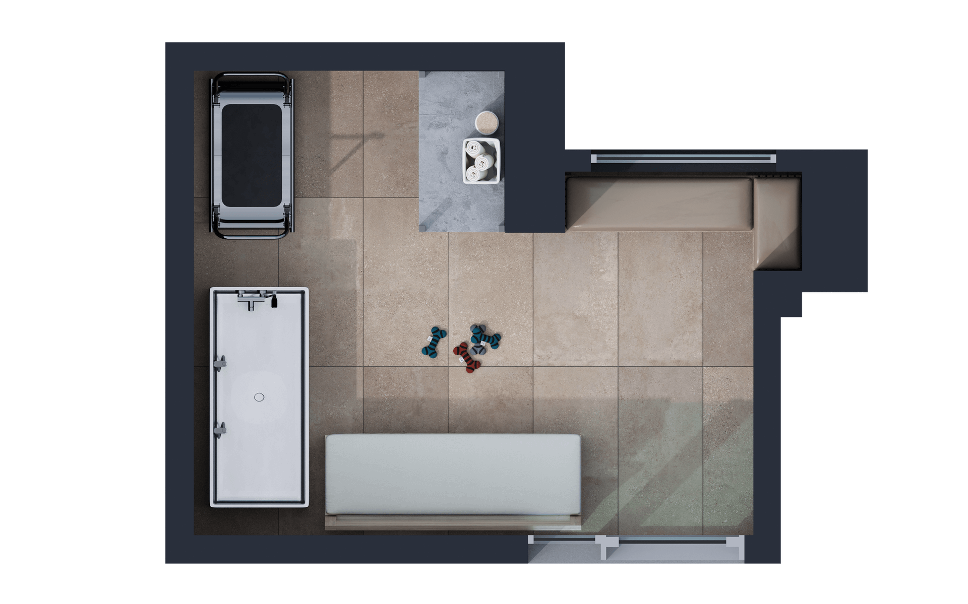 Fulton Market Level P1 - Pet Spa floor plan