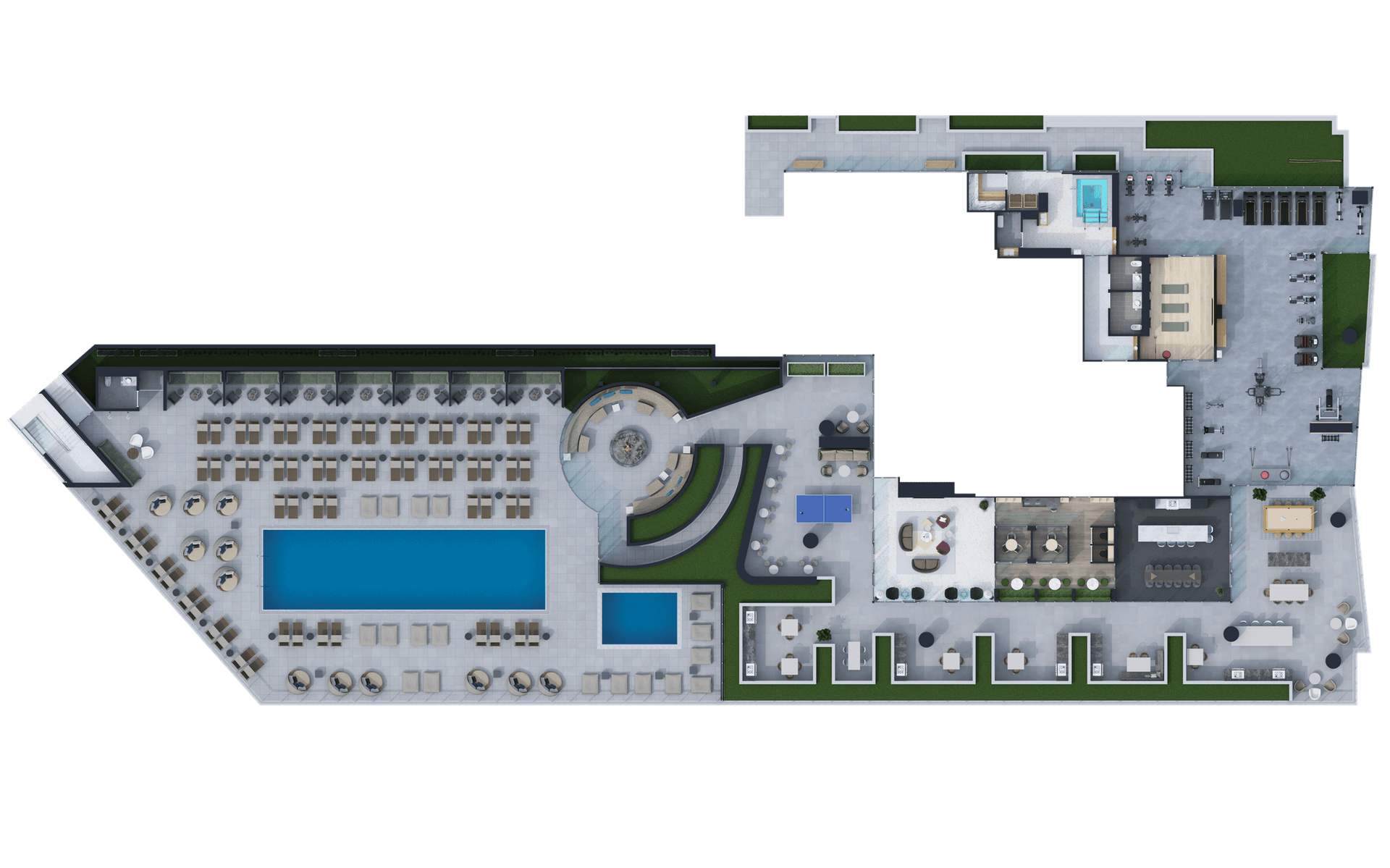 Fulton Market Level 3 | Amenities floorplan