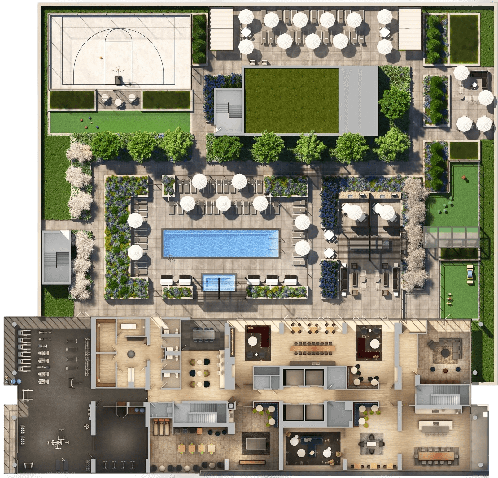 Old Town Amenities floor plan