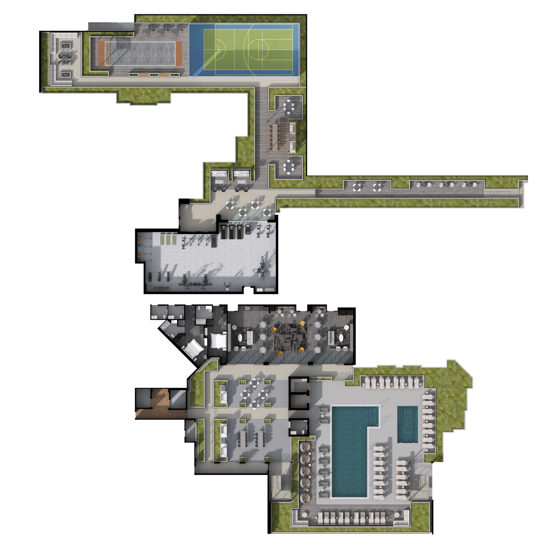 Level Hollywood - Level 3 floor plan