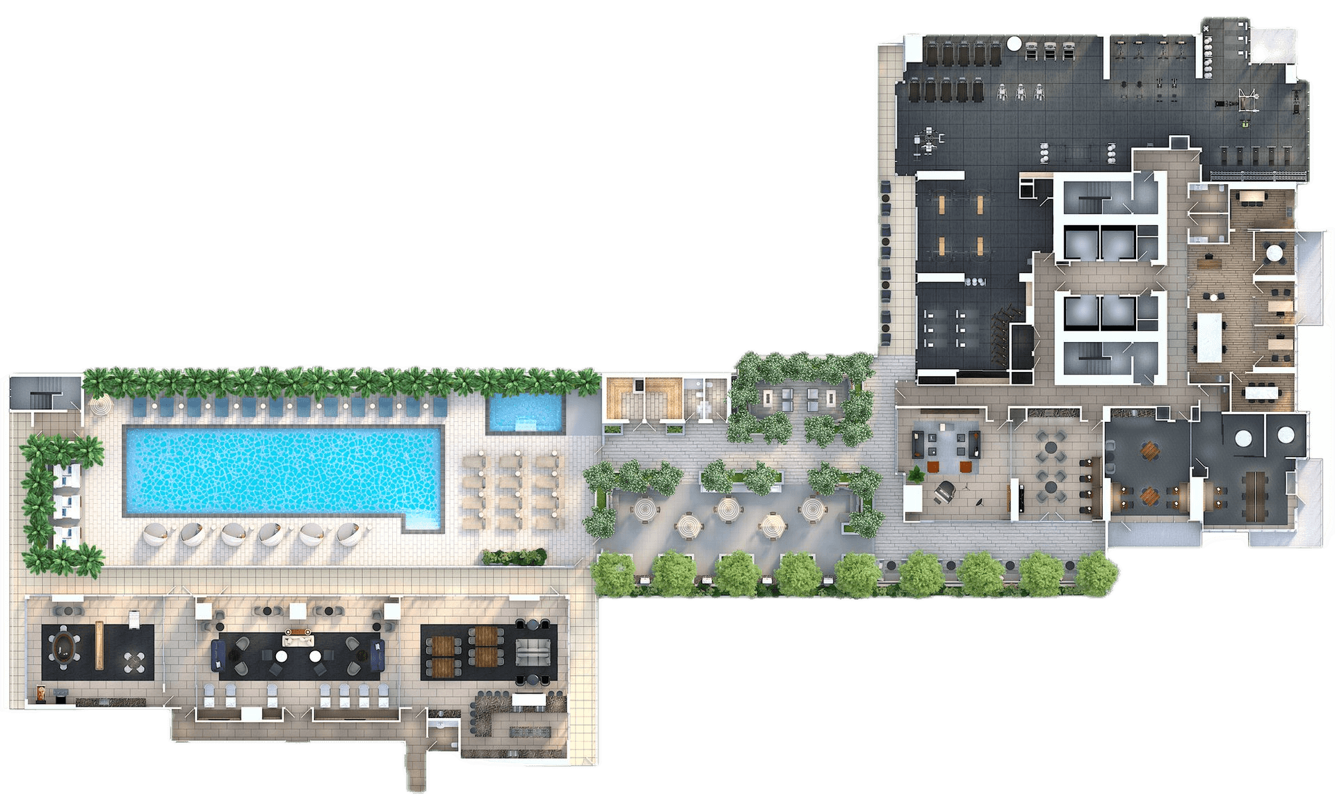 Downtown Flower Level 8 floor plan