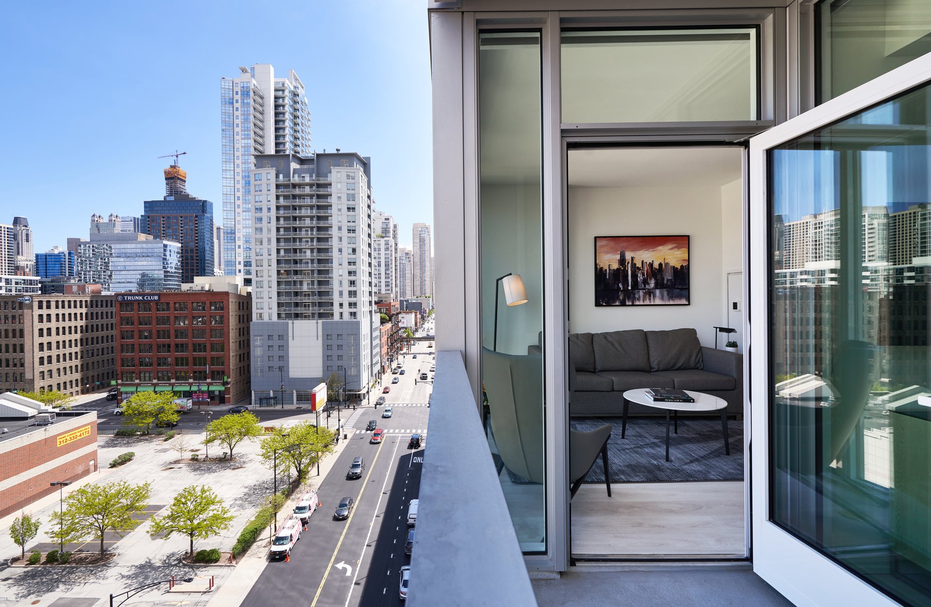 Luxury Junior Two Bedroom Hotel Suite Level Chicago River North