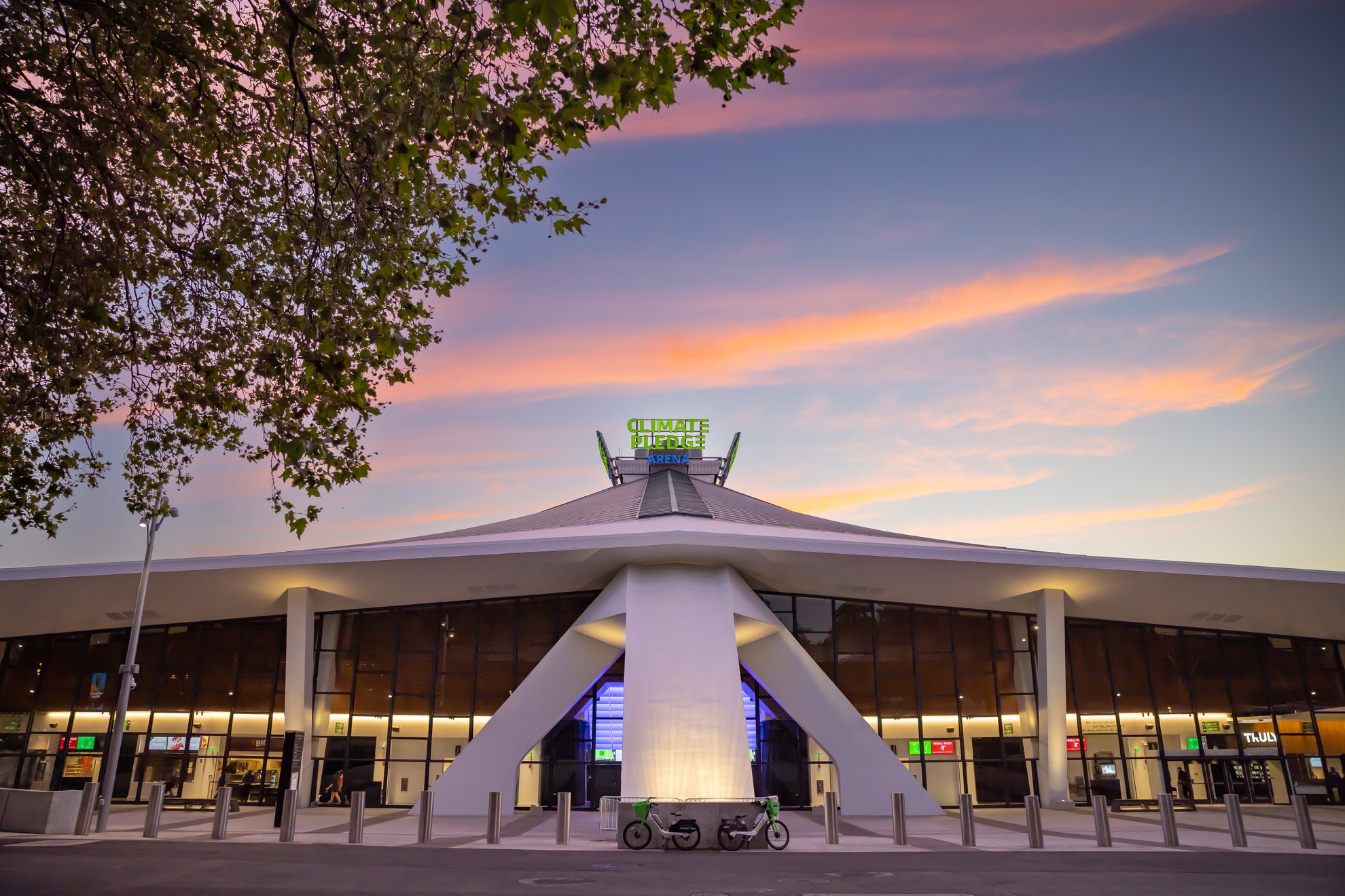 exterior of climate pledge arena