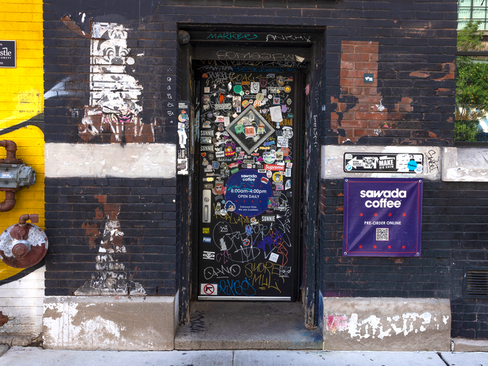 Exterior view of Sawada Coffee in Chicago