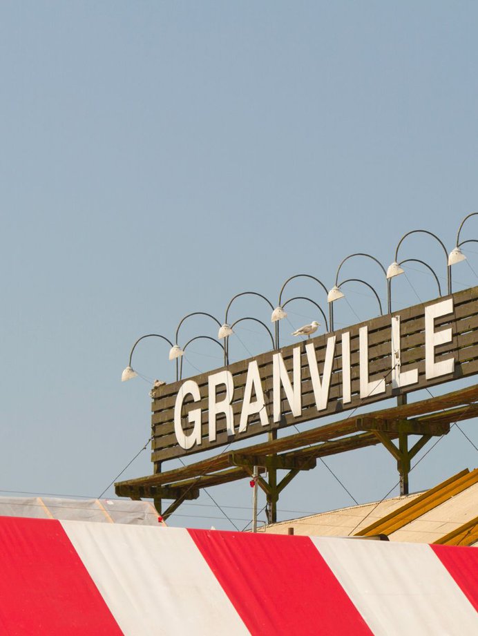 Sign saying Granville Island in Vancouver
