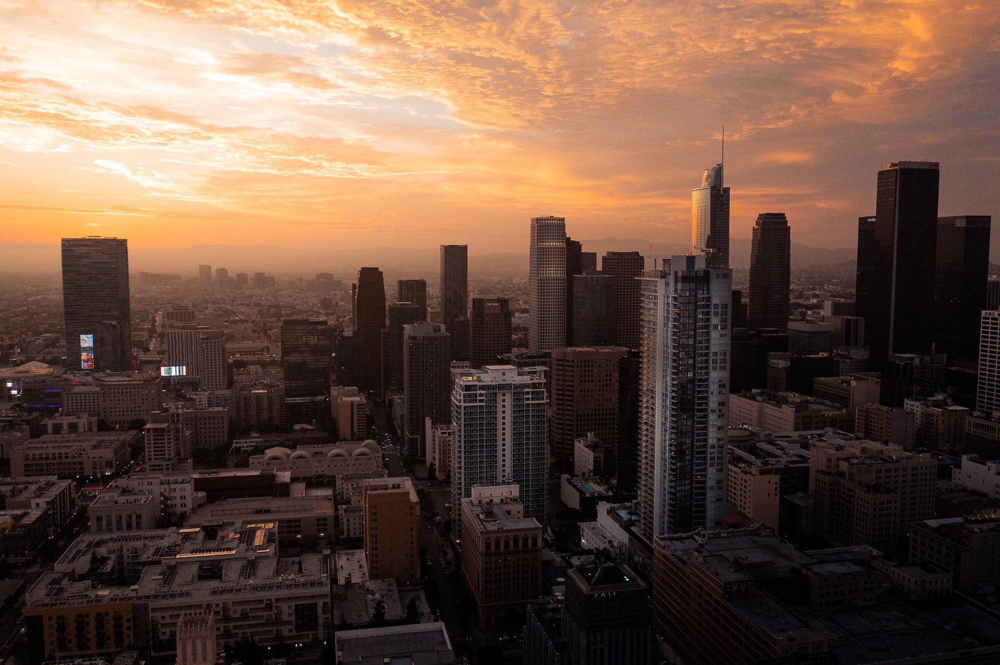 level los angeles at sunset