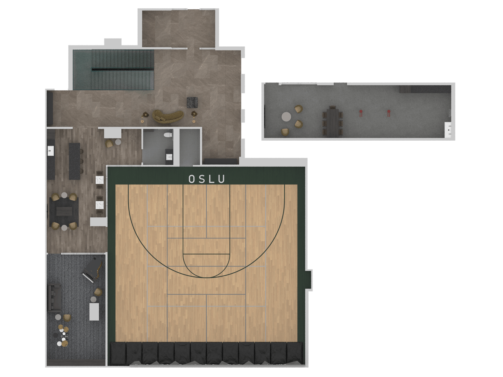 South Lake Union Level P1 floor plan
